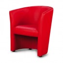 Fotelis PCL2-BP (Raudona dirbtinė oda) - LIKO 2 VNT. J-G